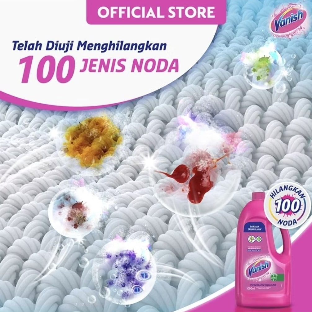 Vanish Penghilang Noda Pakaian Cair Refill 425ml
