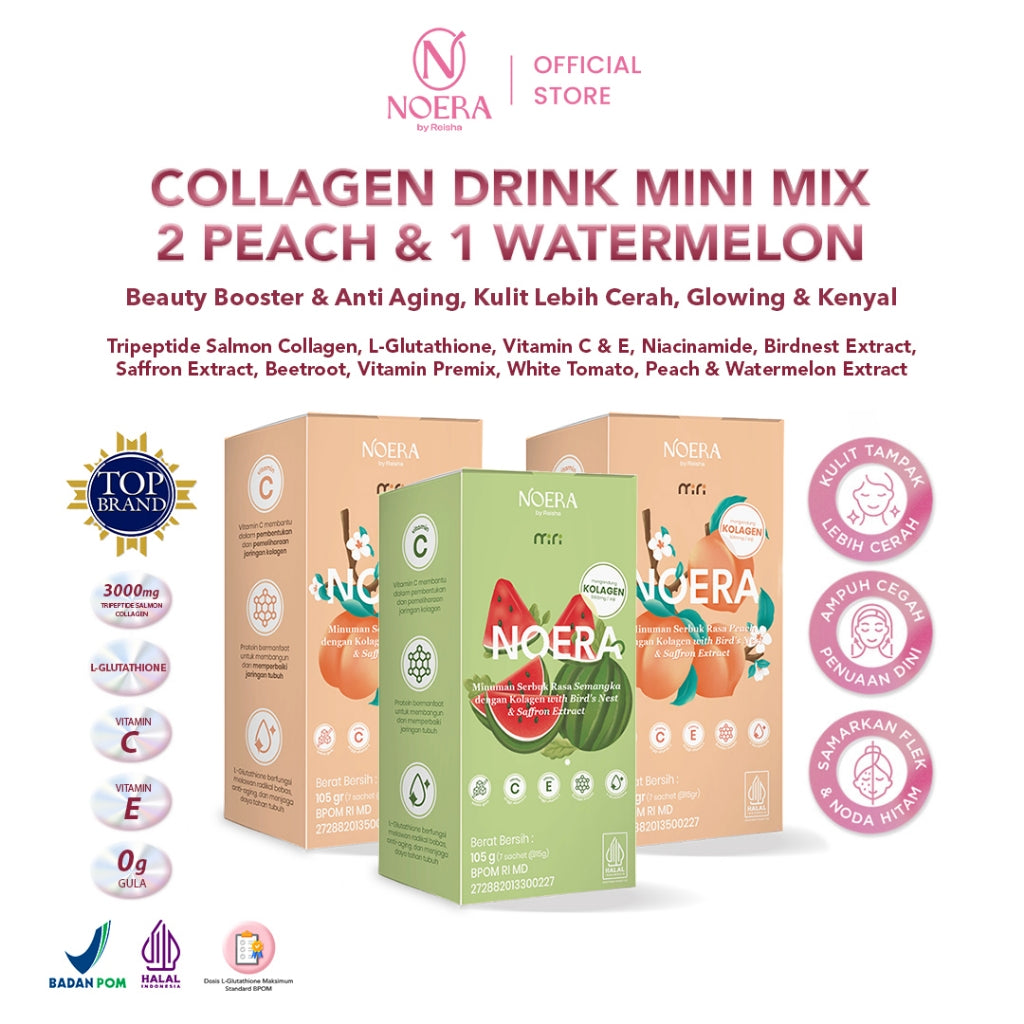 Noera Bundling 3 Box Collagen Drink Mini Improve Formula