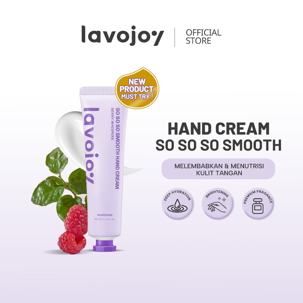 Lavojoy Hand Cream Series 30ml | Krim Untuk Mencerahkan Dan Melembabkan Kulit Tangan | Niacinamide Dan Shea Butter | Hand Cream Tangan Kering | Krim Tangan