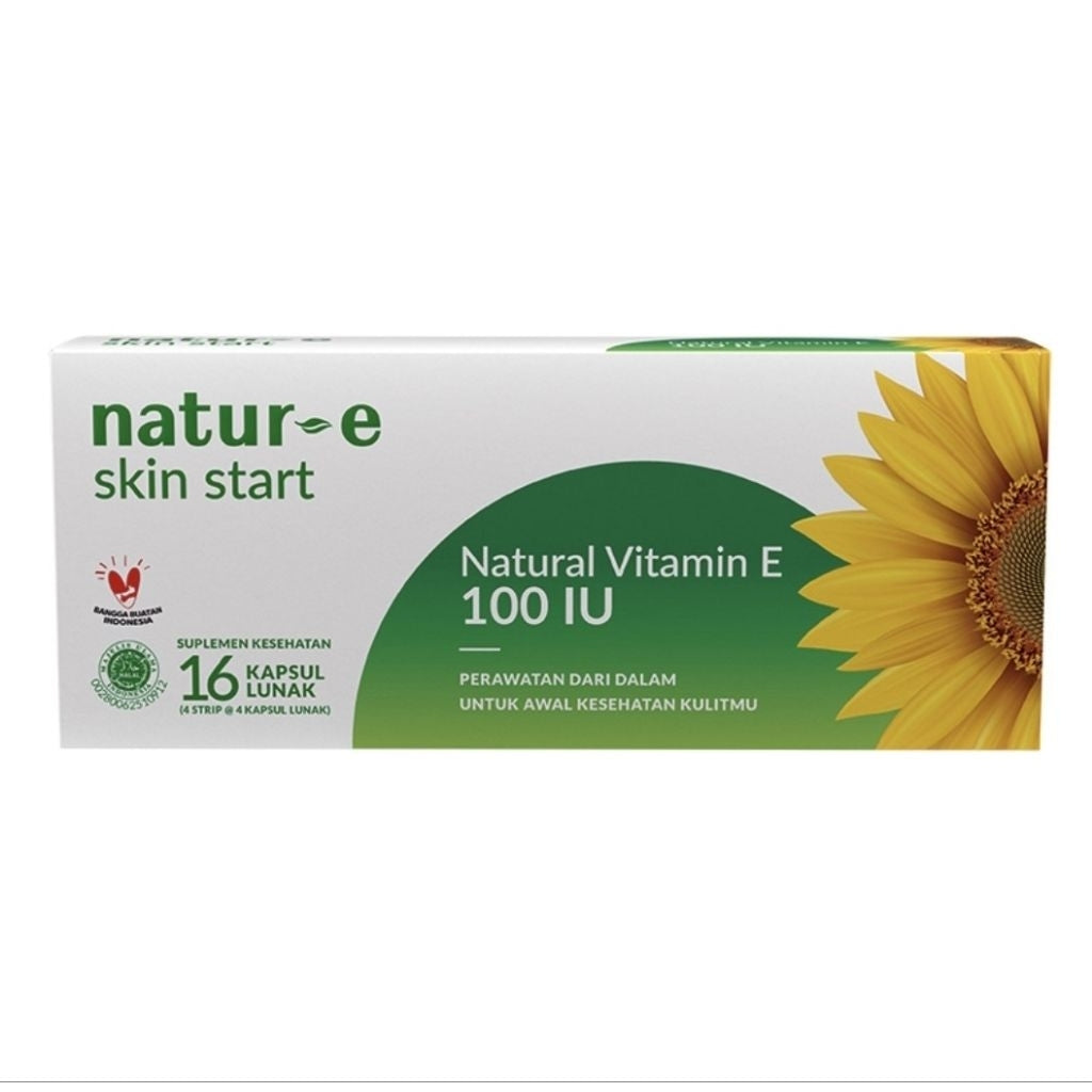 Natur-E Skin Start Natural Suplemen Kecantikan Vitamin E 16 Kapsul