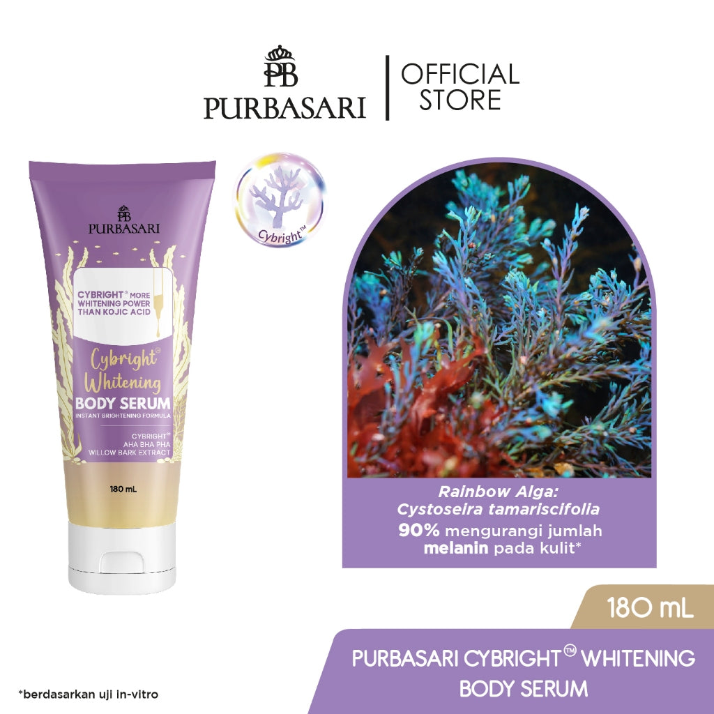 [BUNDLE HEMAT] Purbasari White Glow Body Serum + Purbasari Cybright Whitening Body Serum | Serum Lotion Viral
