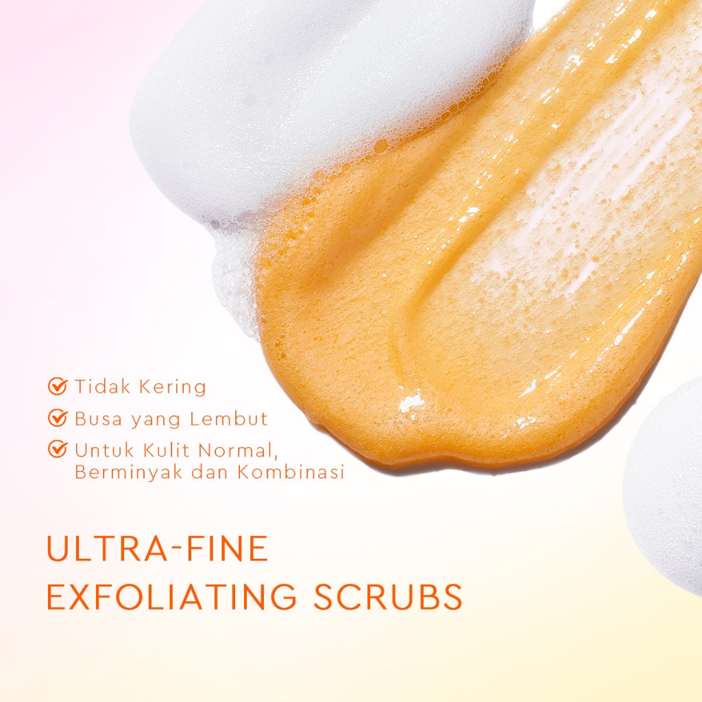 Glad2Glow Yuzu Aha Blackhead Exfoliating Cleanser facial wash skincare face wash sabun cuci muka cleansing balm exfoliating exfoliasi wajah sabun muka pembersih wajah Yuzu Aha Blackhead Exfoliating Cleanser Eksfoliasi secara lembut g2glow official store