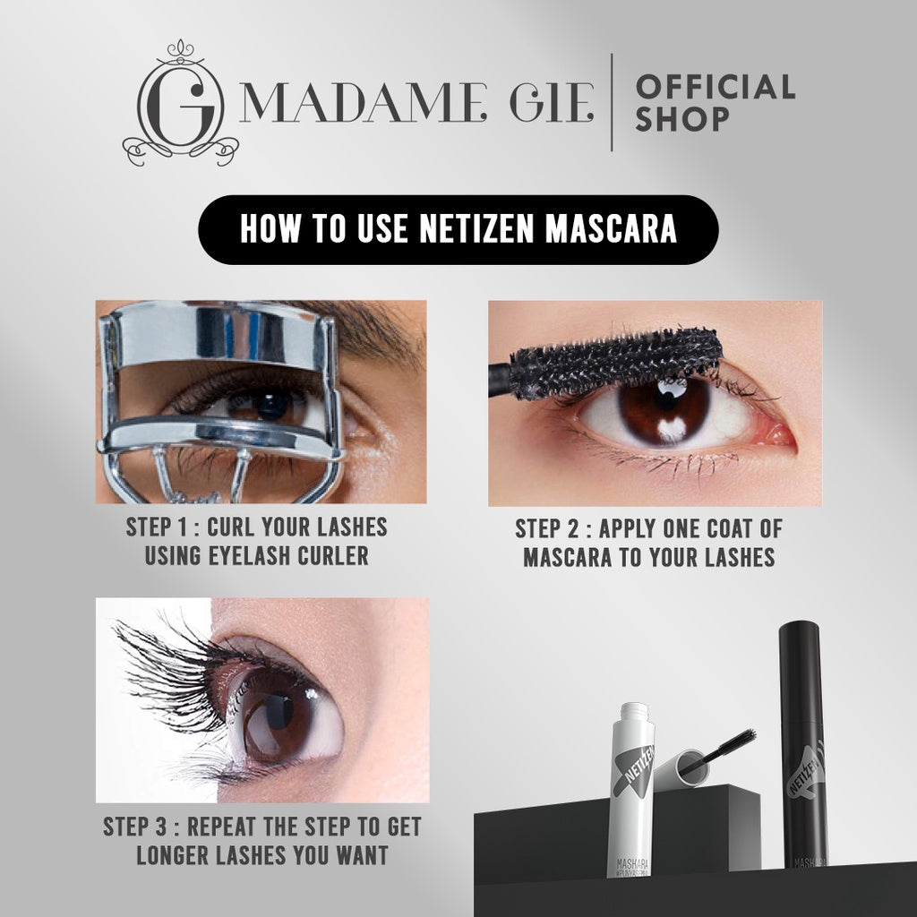 [BELI 2 LEBIH HEMAT]  Madame Gie Mascara Netizen - Make Up Maskara Waterproof