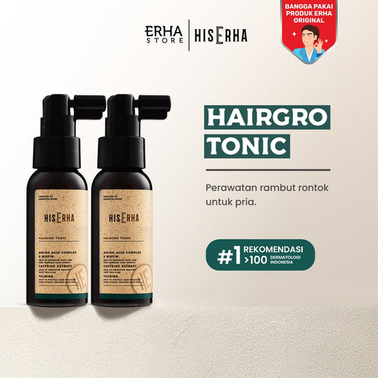 HIS ERHA Twin Flame Hairgro - Tonic Penumbuh Rambut - Hair Tonic Pria