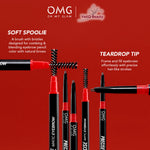 OMG Oh My Glam LASHTENTION Waterproof Mascara Precise Matic Eyebrow