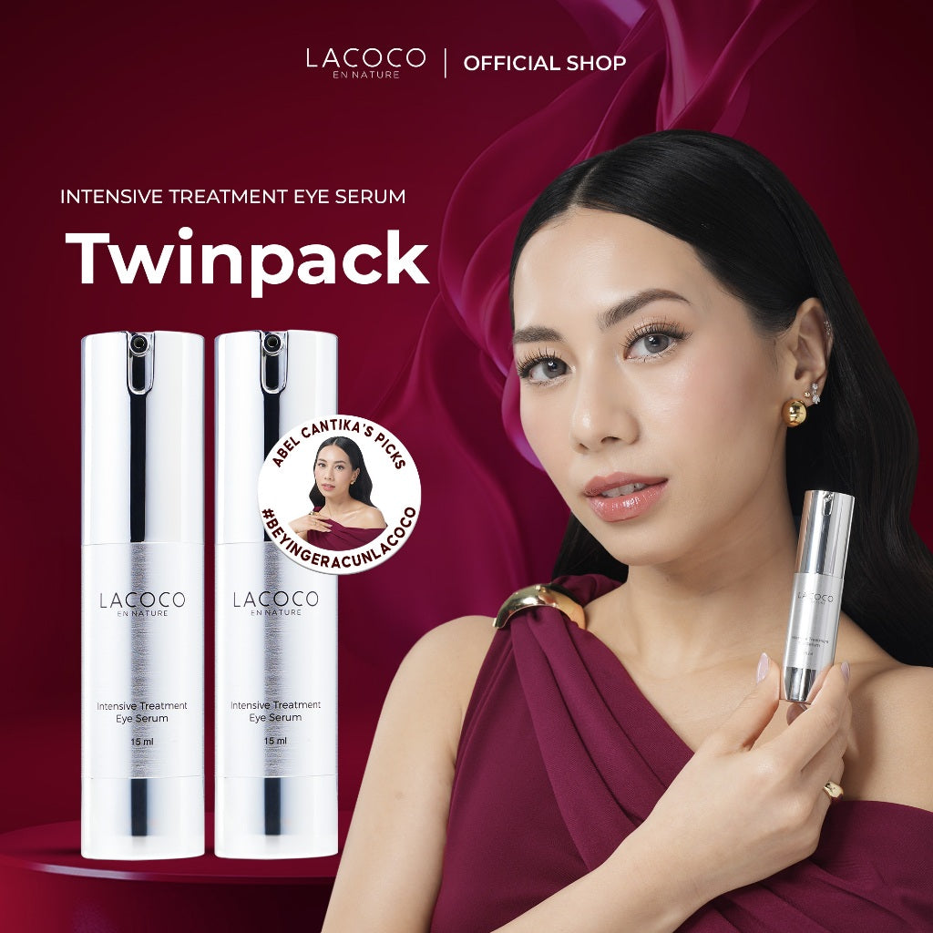 [Twin Pack] [Abel Cantika's Picks] Lacoco Intensive Treatment Eye Serum Krim Mata Kerutan Garis Halus The Ori Imploring Beauty Skint