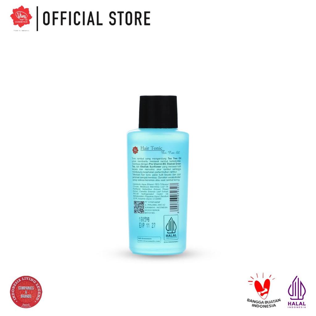 Viva Hair Tonic Anti Dandruff with Tea Tree Oil & Pro VIT B5 - 60 ml