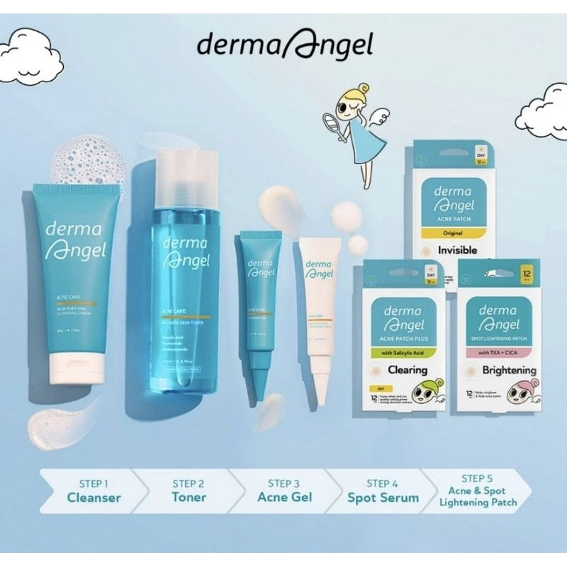 Derma Angel Patch Jerawat Salicylic Acid Pagi 6 pcs