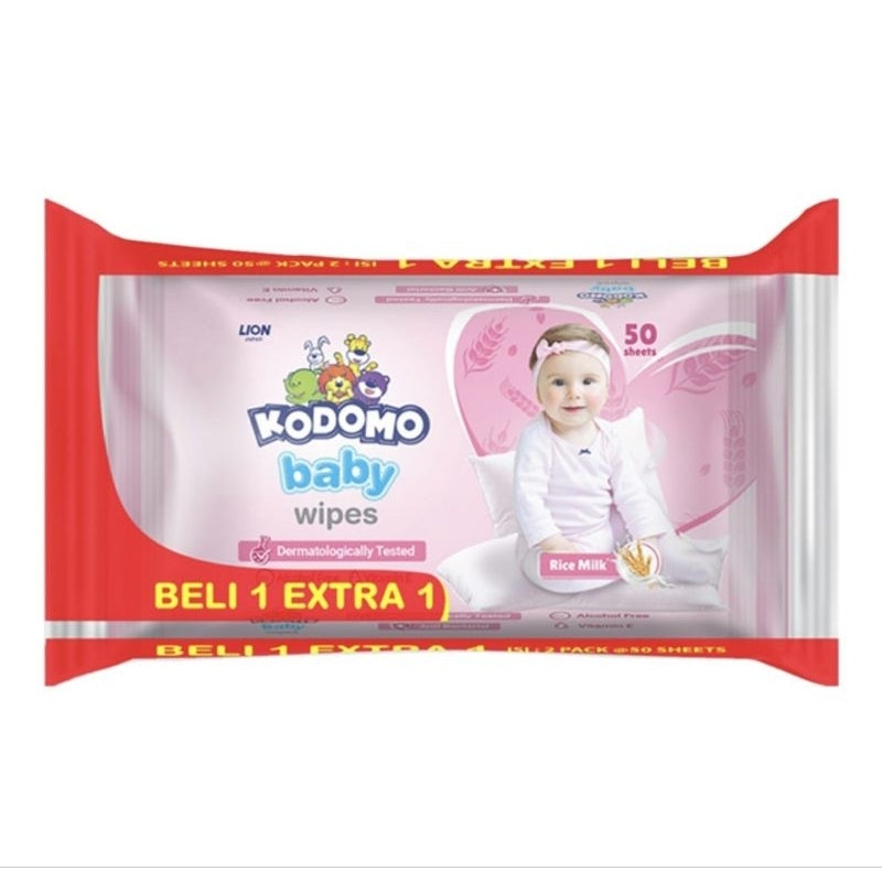 Kodomo Tisu Basah Bayi 2 x 50 s