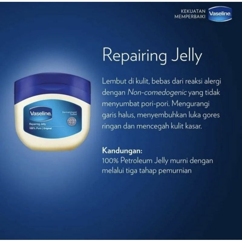 Vaseline Repairing Jeli Petroleum Original 50 ml
