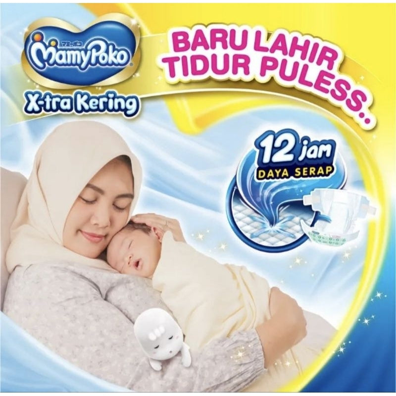 Mamy Poko X-tra Kering Popok Perekat Bayi S 24 pcs