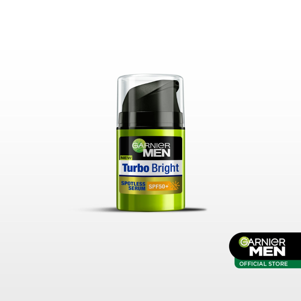 Garnier Men Turbo Bright Spot-Proof Serum SPF50+ Skin Care - 40ml |Brightening/Moisturizing/Sun Protection