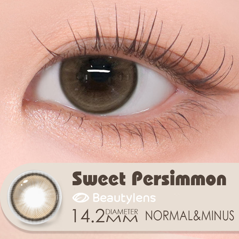 BEAUTYLENS Honeycomb Milk Tea 14.2 Softlens Lensa normal&minus [0.00~-8.00] douyin innocent brown