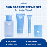 Harlette Oatmilk Bundle [+ MICELLAR WATER] | 4 PRODUK untuk Kulit Oily, Kombinasi, dan Acne Prone, Mencerahkan, Skincare Wajah, Berjerawat
