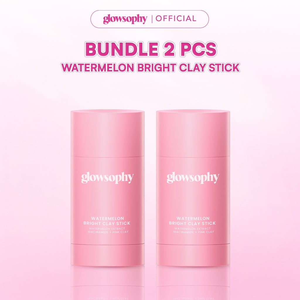 Glowsophy Bundle 2Pcs Watermelon Bright Clay Stick