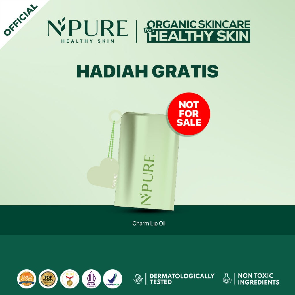 NOT FOR SALE - NPURE Merchandise Charm Power Glow Lip Oil / Akesoris Lip Oil / Akesoris Makeup