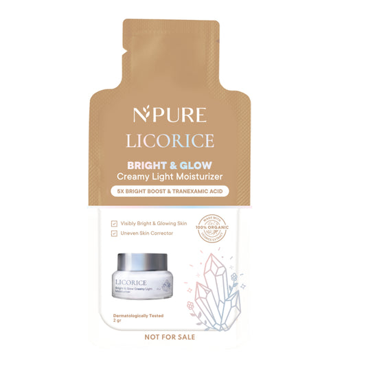NOT FOR SALE - NPURE Licorice Moisturizer Sachet 2gr
