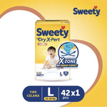 Sweety Bronze Dry X-Pert Popok Celana Bayi L 42 pcs
