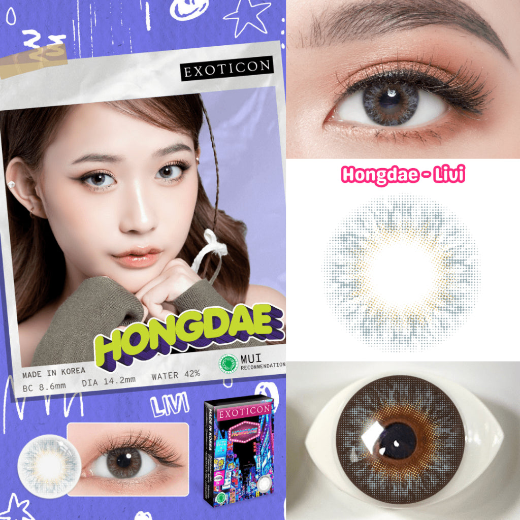 Exoticon Softlens Grey Series (Plano Only) Soflens Normal
