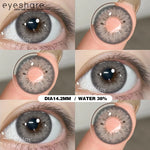 Eyeshare Softlens Blue Big Eyes 14.5mm 14.2mm 1Pasang Soft Lensa Kontak Soflen Blue