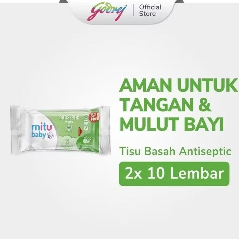 Mitu Baby Tisu Basah Bayi Antiseptik Refreshing
Lime 10 s