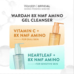 [TWINPACK] WARDAH NMF Amino Gel Cleanser Low PH 120 ml - Facial Wash Deep Hydration with 8X NMF Amino - Melembapkan, Membersihkan dengan Lembut Tanpa Menghilangkan Protein Alami Kulit - Skincare