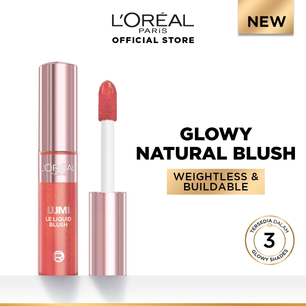 BARU! L'Oreal Paris Lumi Le Liquid Blush Intense Lightweight Formula Pigmented Transferproof Blendable No Patchy No Cakey