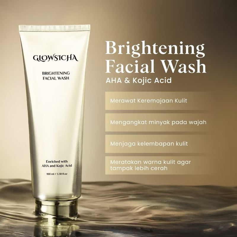 GLOWSICHA Brightening Day Cream l Night Cream Jelly Booster | Facial Wash | Salmon DNA Serum | Essense