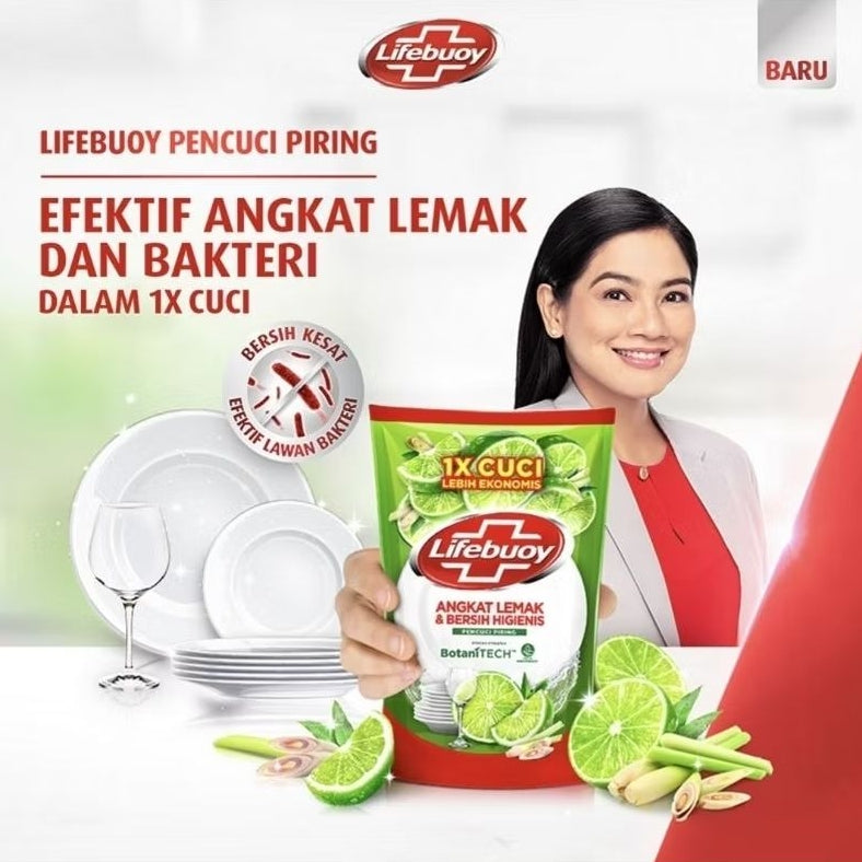 Lifebuoy Botanitech Sabun Cuci Piring Refill 650 ml