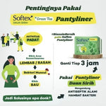 Softex Daun sirih + Green Tea Pantyliner 15 cm 20
pcs