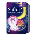 Softex Comfort Night Pembalut Wanita Wing Malam 29 cm 18 Pcs