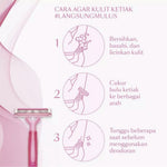 Gillette Simply Gilete Venus Wanita Basic 2 pcs