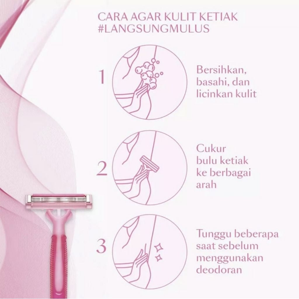 Gillette Simply Gilete Venus Wanita Basic 2 pcs