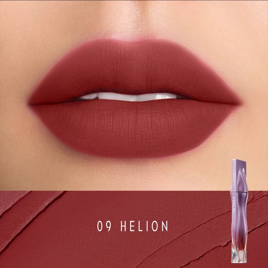 Lipstick TIME PHORIA - TASYA FARASYA APPROVED Nebula Velvet Lip Cream 4ML ORIGINAL Liptint Waterproof Tahan Lama Lip Stain Lipgloss Lipstik