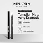 Implora Urban Liquid Eyeliner Waterproof Hitam | Prilly's Choice | Tahan Lama