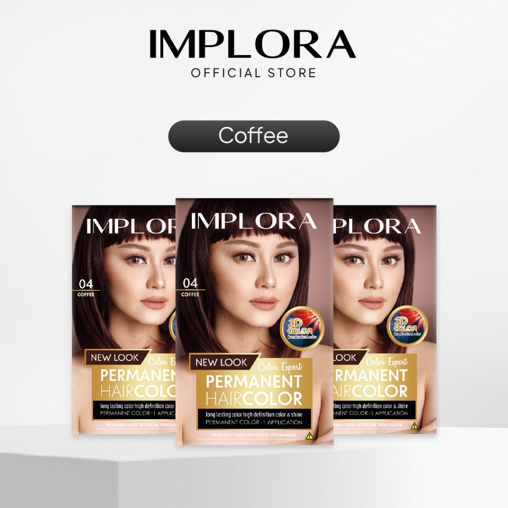 [3 PCS] Implora Permanent Hair Color