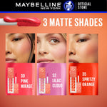 MAYBELLINE OFFICIAL Sunkisser Liquid Blush 5.4mL Instant Fresh Cheeks Glow Matte Cream Blush Liquid Blush Highlighter Blush On Cair Buildable Mudah Di Blend Pigmented Ringan Tahan Lama Tinted Serum