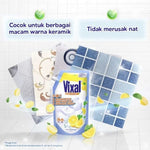 Vixal Kuat Segar Pembersih Kamar Mandi Lemon Refill 600 ml