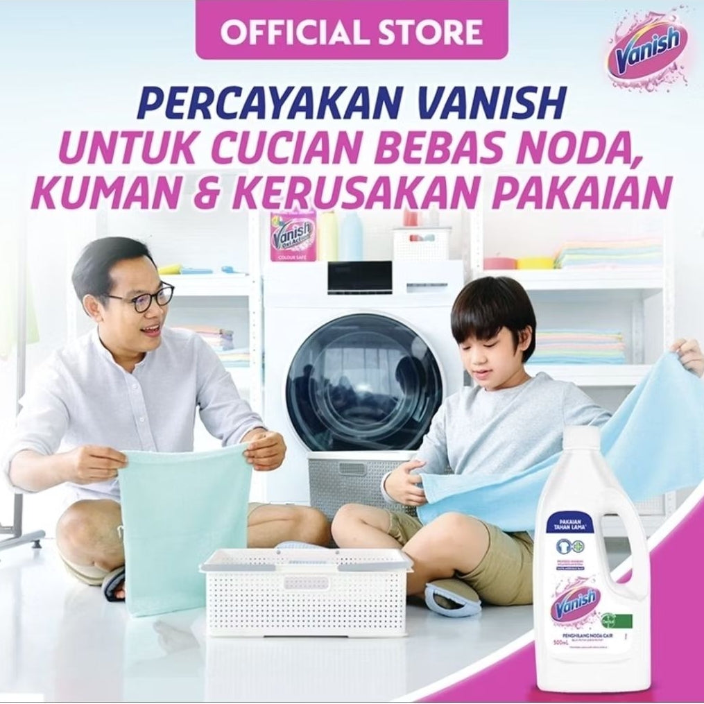 Vanish Penghilang Noda Pakaian Cair Refill 425ml