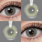 [-1.00~-6.00] Softlens Minus 14.2mm Brown Gray Green No Ring Softlens Natural 1 Years Use