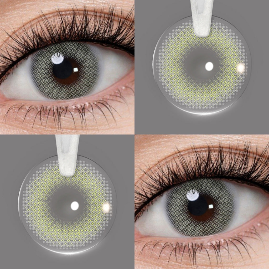 [-1.00~-6.00] Softlens Minus 14.2mm Brown Gray Green No Ring Softlens Natural 1 Years Use