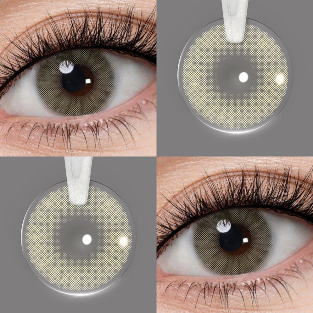 [-1.00~-6.00] Softlens Minus 14.2mm Brown Gray Green No Ring Softlens Natural 1 Years Use