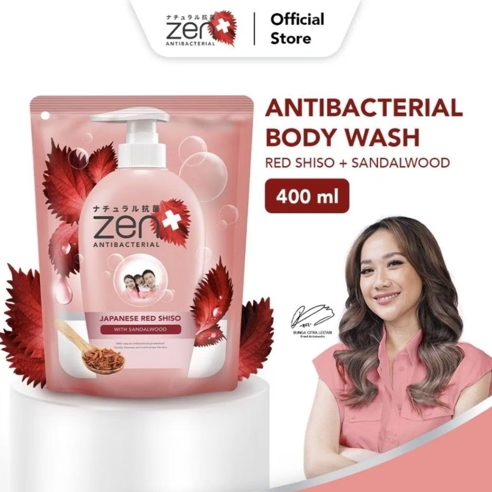 Zen Antibacterial Sabun Mandi Cair Refill 400 ml