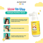 Azarine Kids Hairtopia Nutrition Serum 100ml with 3in1 Benefits Serum Penumbuh Rambut Bayi & Anak PARABEN FREE Tidak Perih di Mata
