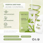 Implora Essential Sheet Mask | Hydrating Essence | Mencerahkan Mengencangkan Wajah