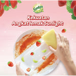 Sunlight Sabun Cuci Piring Extra Korean Strawberry Refill 600 ml