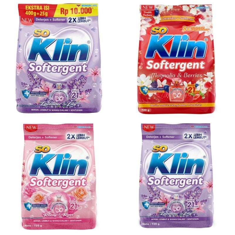 So Klin Softergent Deterjen Bubuk 720 g