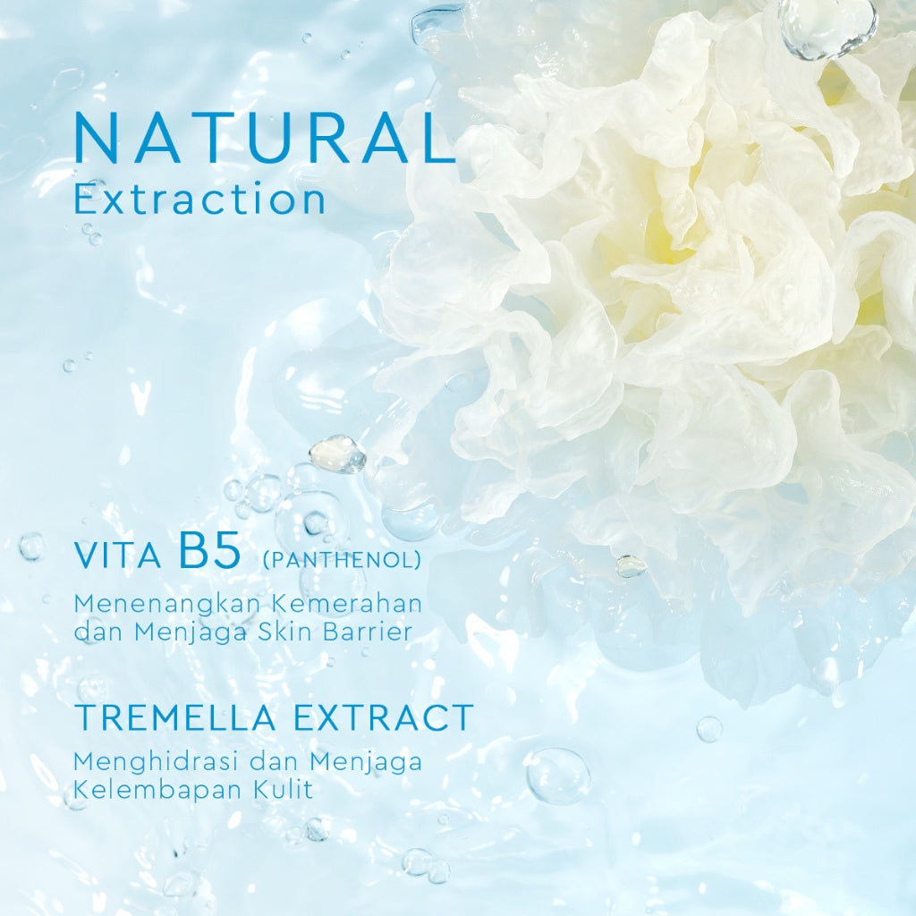 GLAD2GLOW Tremella Vita B5 Sensitive Calming Moisturizer | Gel Day & Night Cream Skincare g2g Pelembab Wajah Pemutih Wajah Mencerahkan g2glow official store