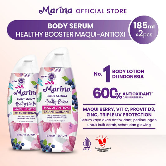 Marina Healthy Booster Bright Serum Maqui [ 185ml - 2pcs ] - Exp : 06.2026