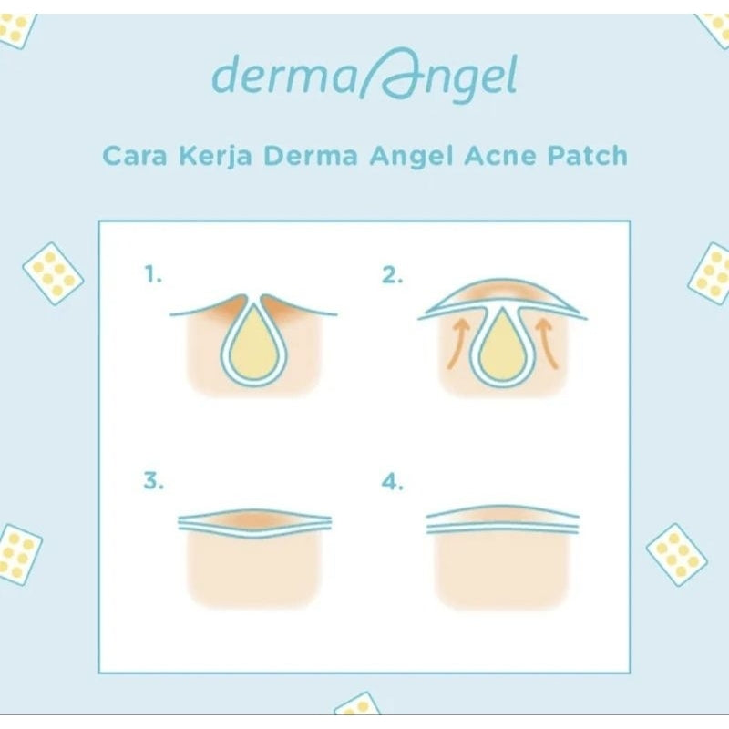Derma Angel Patch Jerawat Pagi Original 6 pcs